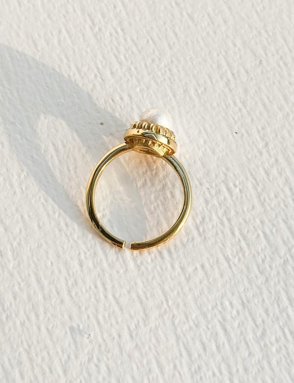 Pearl Solitaire Yüzük - Görsel 4